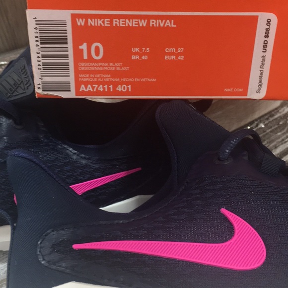 • NIKE RENEW RIVAL obsidian/pink blast WMNS - Picture 8 of 8